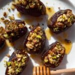 Baklava-Stuffed Dates with Walnuts and Pistachios Recipe