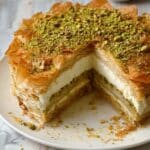 Honey Pistachio Baklava Cheesecake Recipe