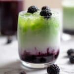 Blackberry Sage Iced Tea Latte Recipe
