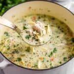 One Pot White Chicken Lasagna Soup Recipe