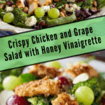 Crispy Chicken and Grape Salad with Honey Vinaigrette