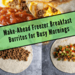 Freezer Breakfast Burritos