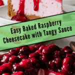 Easy Baked Raspberry Cheesecake (Gluten Free Option)