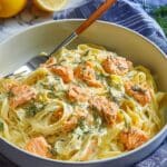 Lemon Dill Salmon Pasta – Quick and Creamy One-Pot Meal Recipe