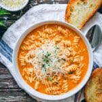 Crockpot Chicken Parmesan Soup Recipe