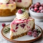 Sweetened Condensed Milk Cranberry Cheesecake Recipe