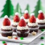 Orange Honey Chocolate Muffins with Cream Cheese Frosting and Strawberries Recipe