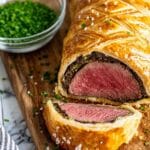 Beef Wellington with Mushroom Duxelles and Puff Pastry Recipe