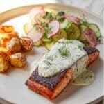 Seared Salmon with Lemon Dill Sauce Recipe