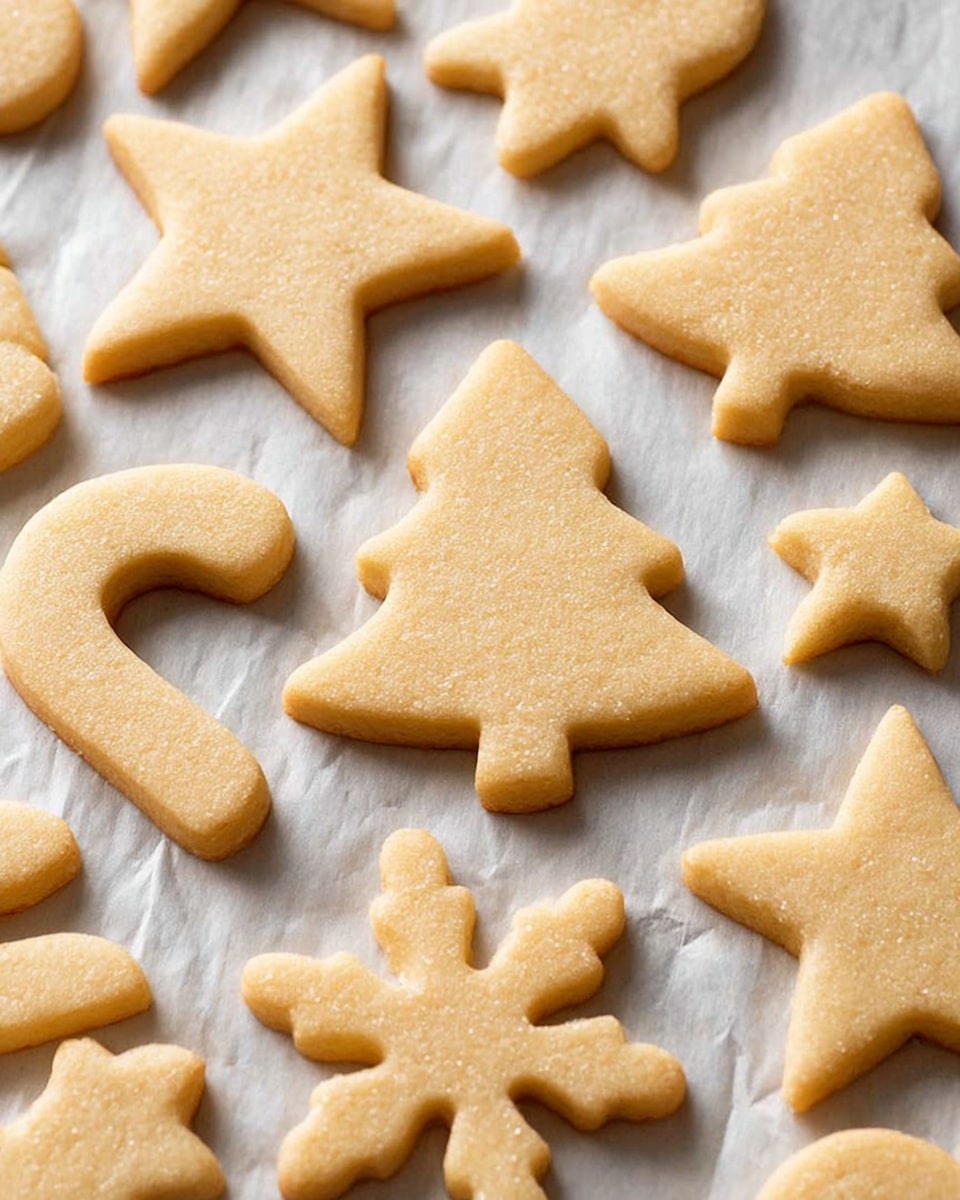The image shows a close-up of various Christmas cookies shaped like snowflakes, candy canes, Christmas trees, and stars, all placed on a white marbled surface. Each cookie has a light golden brown base with smooth, colorful icing on top. The snowflake cookies have white icing with green or red lines and dots making the snowflake pattern. The candy cane cookies have white icing with red stripes. The Christmas tree cookies have green icing with white lines and small red and silver round decorations. The star-shaped cookies are covered with red icing and some have white lines and textured white details. The cookies are arranged closely, filling the scene with festive colors and textures. photo taken with an iphone --ar 4:5 --v 7