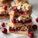 Delicious Cranberry Bars with Almond Streusel Recipe
