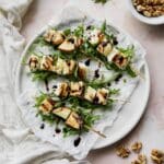 Pear & Brie Cheese Salad Skewers Recipe
