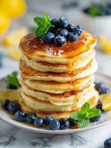 Lemon Ricotta Pancakes Recipe