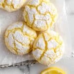 Lemon Crinkle Cookies Recipe