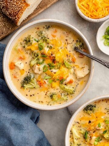 Chicken Broccoli Cheddar Soup Recipe