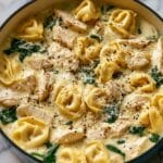 Creamy Chicken Tortellini Soup Recipe