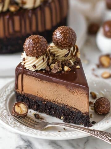 Nutella Cheesecake with Oreo Crust and Chocolate Ganache Recipe