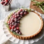 White Chocolate Cranberry Tart Recipe