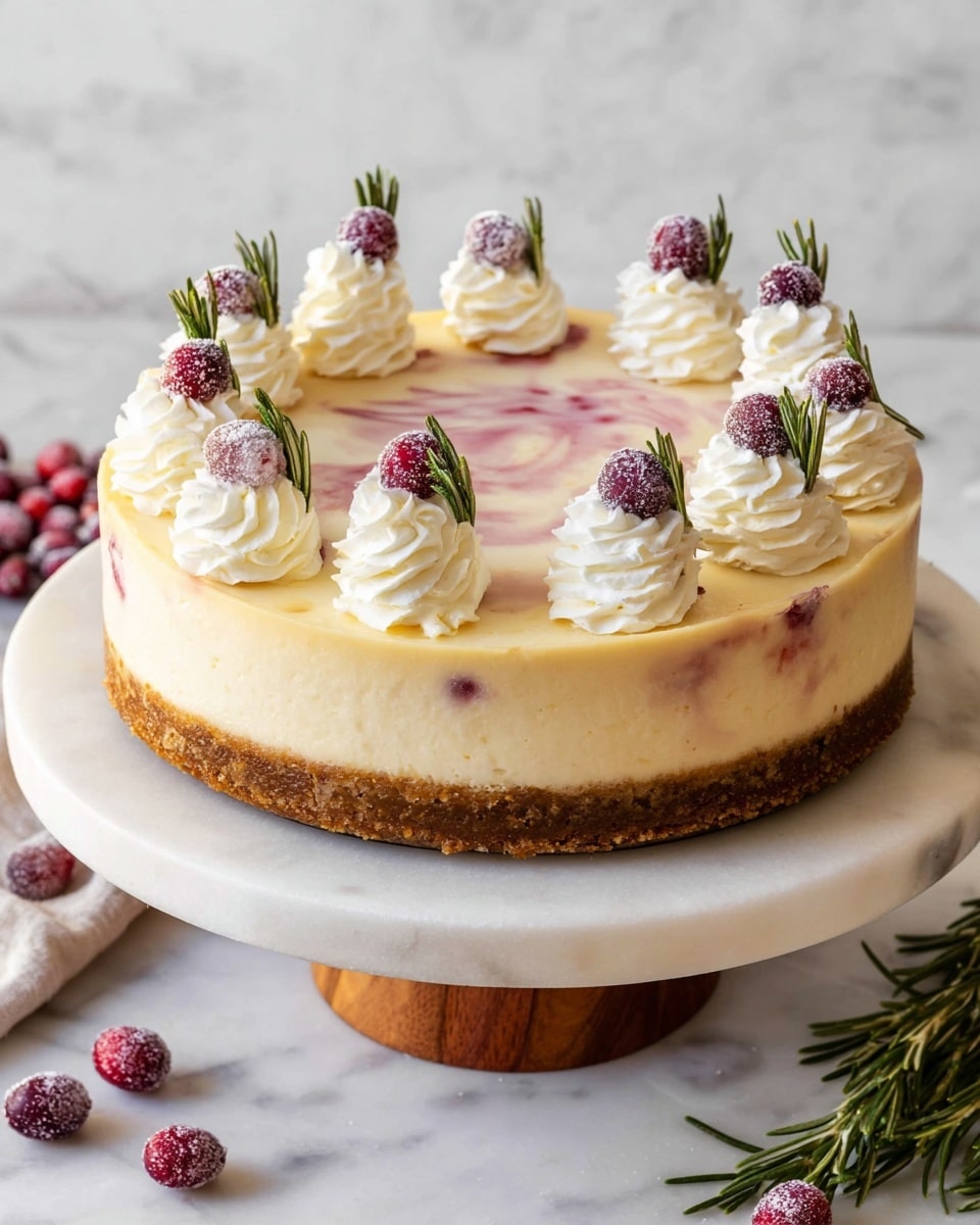 Sweetened Condensed Milk Cranberry Cheesecake Recipe