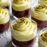 Pistachio Mousse with Chocolate Ganache Recipe