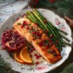 Pomegranate and Orange Glazed Salmon Recipe
