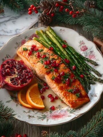 Pomegranate and Orange Glazed Salmon Recipe