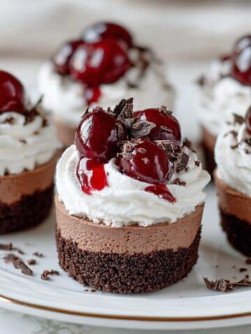 Black Forest Mini Cheesecakes Recipe