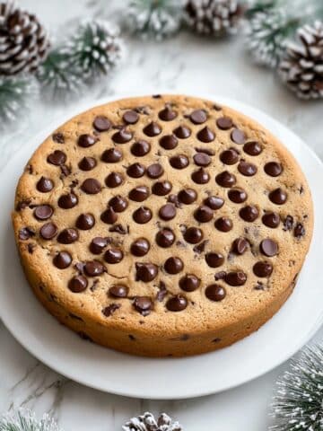 Nutella Stuffed Cookie Pie Recipe