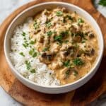 Mushroom and Seitan Stroganoff Recipe