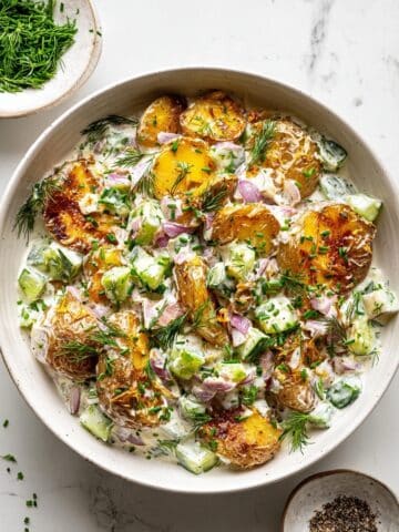 Crispy Smashed Potato Salad Recipe