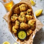 Vegan Lemon Pepper Glazed Cauliflower Recipe