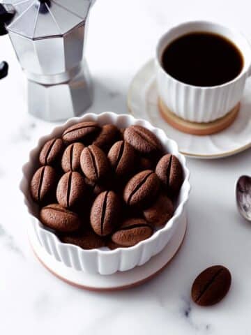 Chocolate Coffee Bean Cookies Recipe