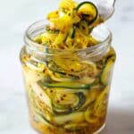 Zesty Refrigerator Zucchini Pickles Recipe