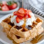 Fluffy and Crisp Buttermilk Waffles Recipe