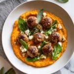 Savory Turkey Meatballs in Pumpkin Sage Sauce Recipe