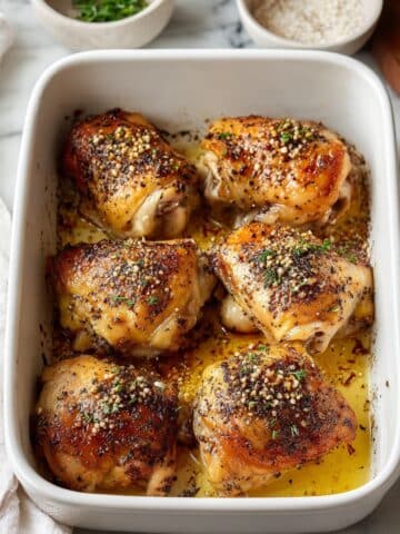 Herb Garlic Butter Chicken Thighs Recipe