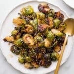 Honey Soy Roasted Brussels Sprouts Recipe