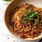 Spicy Korean Gochujang Beef Noodles Recipe