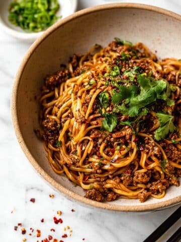 Spicy Korean Gochujang Beef Noodles Recipe