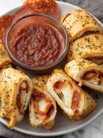 Cheesy Pepperoni Bread with Italian Seasoning Recipe