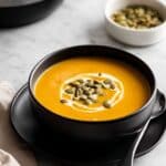 Creamy Instant Pot Butternut Squash Soup with Apple and Sage Recipe