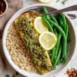 Baked Pesto Salmon Recipe