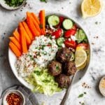 Greek Meatball Bowls Recipe