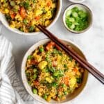Vegan Fried Rice with Tofu and Vegetables Recipe