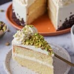 Pistachio Cannoli Cake Recipe