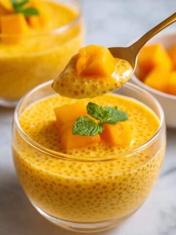 Mango Sago with Coconut and Mango Jelly Recipe