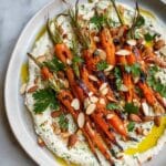 Harissa Roasted Carrots with Tzatziki Recipe