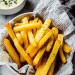 Golden Polenta Fries with Parmesan, Chives, and Lemon Recipe