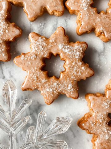 Gingerbread Cookies with Lemon Glaze Recipe
