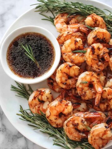 Brown Butter Rosemary Shrimp Skewers Recipe